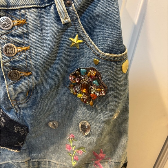 Unique Jean Shoulder Bag - Picture 3 of 6